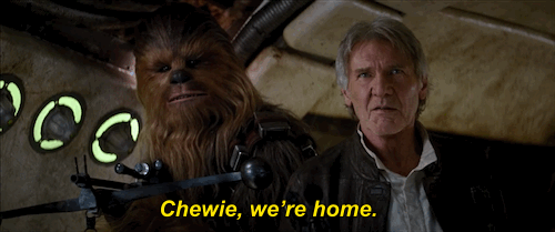 star wars chewy we are home